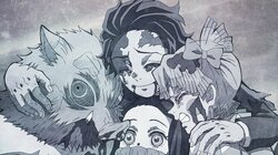 アニメ「『鬼滅の刃』 遊郭編」竈門炭治郎、竈門禰豆子、我妻善逸、嘴平伊之助たちの集合カットが公開　視聴者「最高の作品をありがとう」