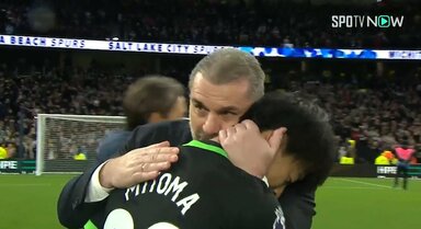 「グッとくる」三笘薫、敗戦後に交わした敵将ポステコグルー監督との熱い抱擁がSNSで話題に「しびれた」「いい関係なんだろうな」