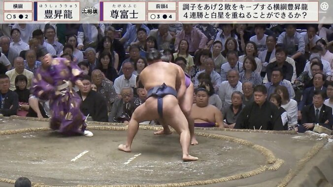 足がもつれる木村庄之助