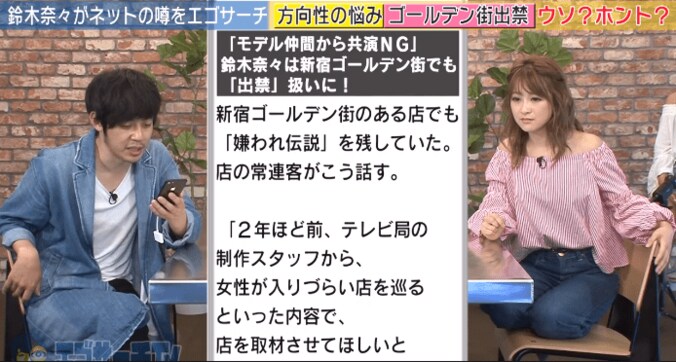 鈴木奈々、ゴールデン街を出禁？「確かめに行きたい」 2枚目
