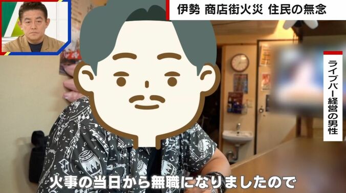ライブバー経営の男性