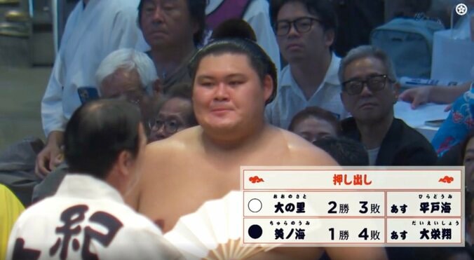 「今、この顔を見たら…」横綱・大の里、“今日は引かない”連敗阻止でカメラが捉えた表情に注目「これが人間。顔にも出ます」 2枚目