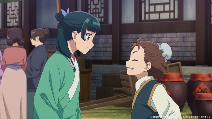 アニメ「薬屋のひとりごと」49話場面カット、趙迂、猫猫
