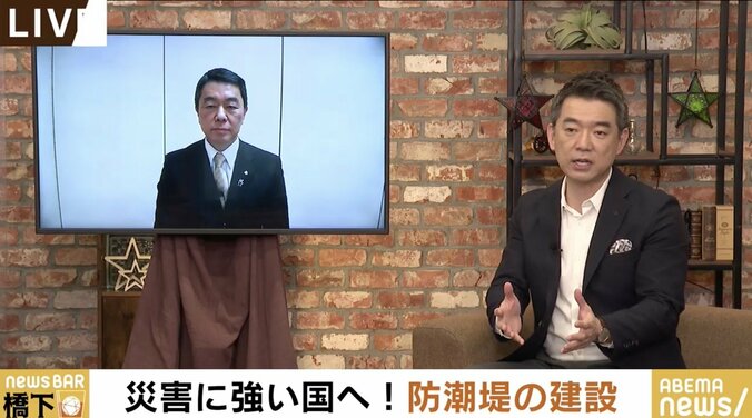 巨大防潮堤は本当に必要だったのか!? 宮城県の村井知事「自治体の力だけでは…」橋下氏「国会議員が気合い入れてやってくれないと」 2枚目