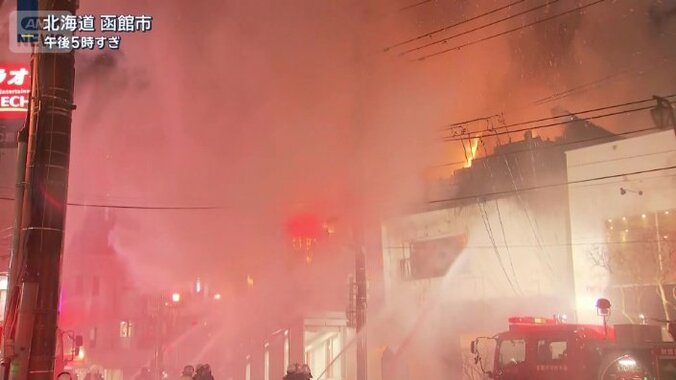 消火活動の様子