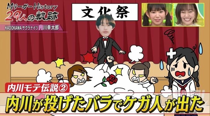 イケメン雀士・内川幸太郎のモテ伝説 卒業式ボタンがYシャツまでなくなる 投げたバラを女性30人が大争奪戦／麻雀・Mリーグ 3枚目