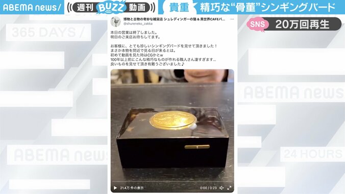 100年前の超希少“伝統工芸品” 骨董店の店主も「まさか本物を見られるとは」と感激する精緻さで話題 1枚目