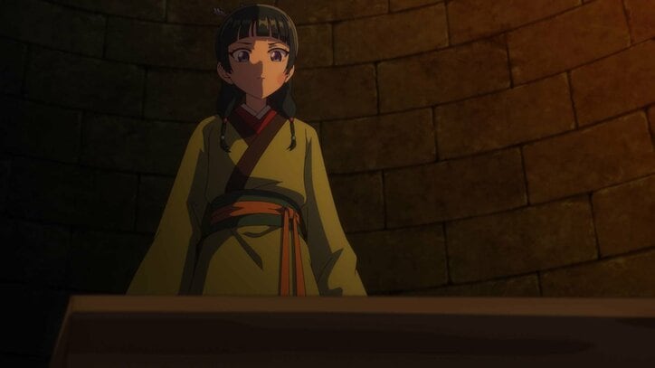 [Photos/Images] Unexpected Behavior of Maomao During A Snake Torture Scene... "What's she doing lol?" "Too Strong!" in Episode 45 of Anime "The Apothecary Diaries" 1st