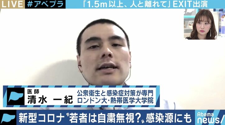 「僕も1週間ぐらい前までは本当に軽視していた。反省している」“自粛要請”を無視する若者にEXITりんたろー。が訴え