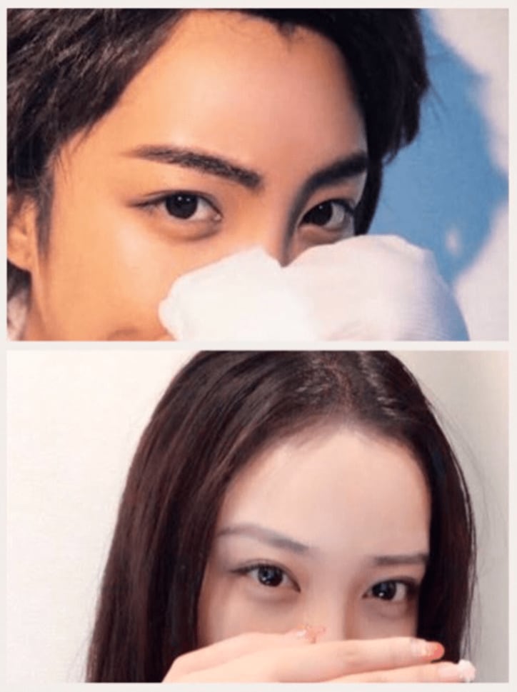 ざわちん、TAKAHIROと武井咲の結婚を祝福 ものまねメイクを披露