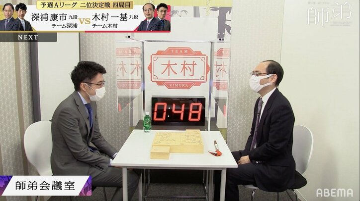 溢れる愛 木村一基九段、弟子の勝利に「よく頑張った」と顔が緩みっぱなし「おじおじ嬉しそう」「こんな言われたら泣くわｗ」／将棋・ABEMA師弟トーナメント