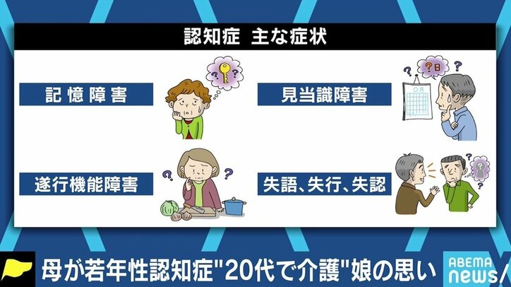 母が若年性認知症に、自分の存在が忘れられ涙も 「日々後悔はないように過ごす」娘の思い