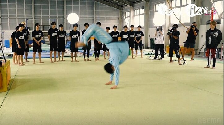 アクロバットができるイケメン俳優、超人技に「えげつない！」候補生たちがあ然…尾上松也も惚れ惚れ『オレイス2』#5