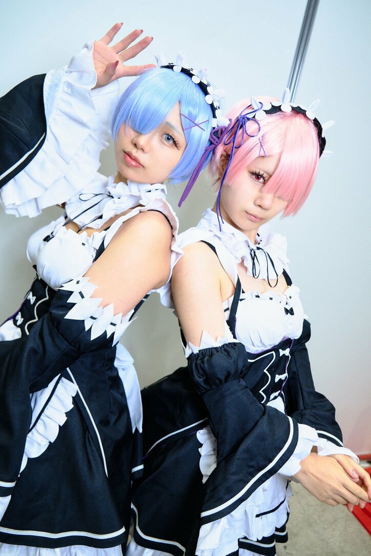 【写真・画像】『Re:ゼロから始める異世界生活』ラム＆レムコスプレ画像　3枚目
