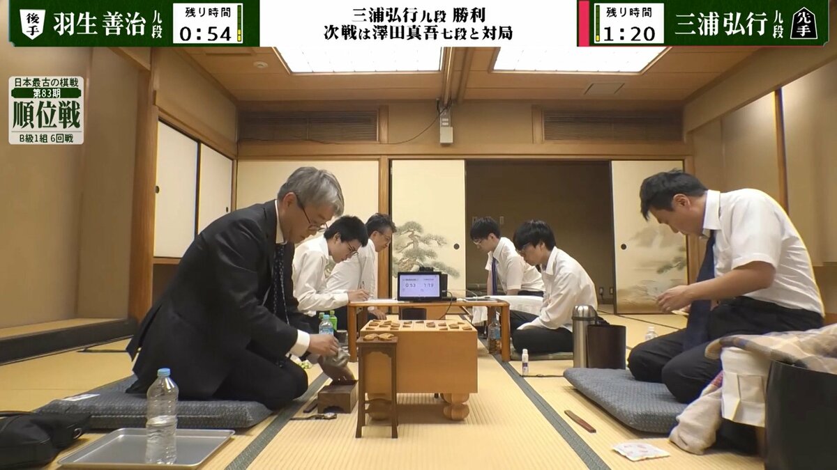 三浦弘行九段が勝利し連敗脱出！羽生善治九段との注目の一戦を制し
