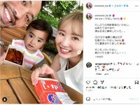 おのののかの家族3人でいかめしを楽しむ姿に「娘ちゃんますます可愛くなって表情も豊か」「皆さん可愛いなぁ」と反響