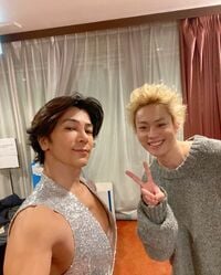 武田真治、菅田将暉との2ショットを公開「大好きな2人のツーショット」