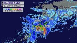 屋久島・種子島では線状降水帯発生…災害発生の危険度が急激に高まる　大雨長期化へ