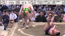 行司の草履が脱げるハプニングに力士が足を滑らせるドタバタ劇　視聴者から「ええ・・・」「どういうこと？」困惑の声