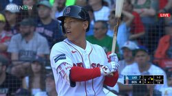 吉田正尚、2試合連続ベンチスタート 9回に代打で登場も凡退 チームはドジャースに競り負け