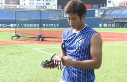 横浜DeNA桑原、負傷離脱の大和の思いと共に大活躍　「（復帰まで）バッティンググローブ預かっておきます！」