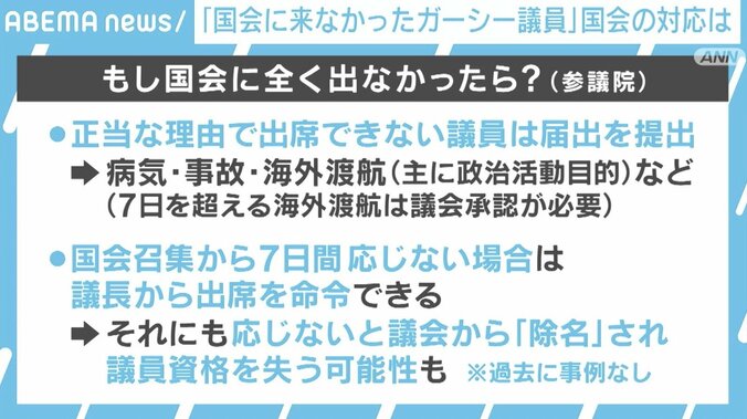 ガーシー議員、初登院せず…除名の可能性は？「焦点は秋の臨時国会だ」 2枚目