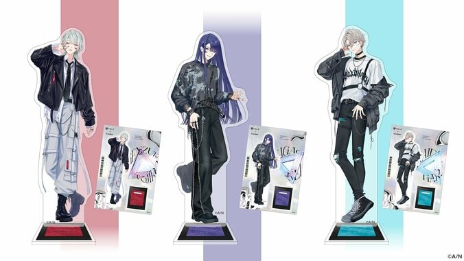 【写真・画像】売開始を記念した実物展示イベント開催！にじさんじ所属「VΔLZ」とのコラボコスメ9月12日より発売決定　4枚目