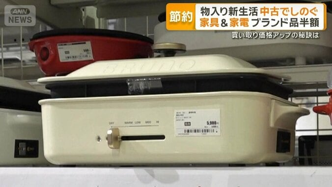 物入り新生活を中古でしのぐ　リビングの家具もキッチンの家電も　一式そろえて5万円 1枚目