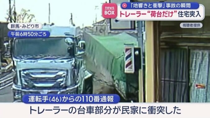 運転手（46）からの110番通報