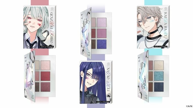 【写真・画像】売開始を記念した実物展示イベント開催！にじさんじ所属「VΔLZ」とのコラボコスメ9月12日より発売決定　2枚目