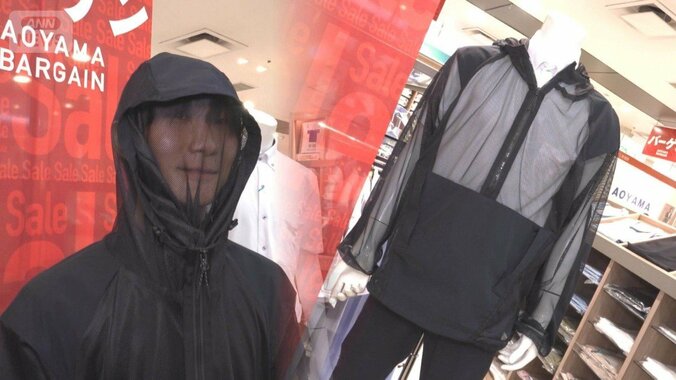蚊をブロック、虫よけ機能の服が人気　生地は防虫加工、通気性良く　紳士服大手も参入 1枚目