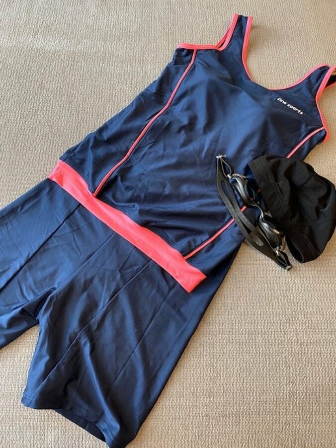 八田亜矢子、スイミングを始めマタニティ水着を購入「たぶん最安値くらいの、安～いやつ」 1枚目