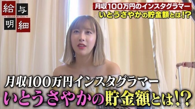 24歳で平均月収100万円　人気美人インスタグラマーの給与明細を公開 1枚目