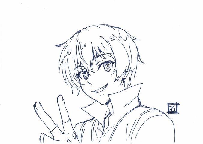 監督：石井久志氏のお祝いイラスト