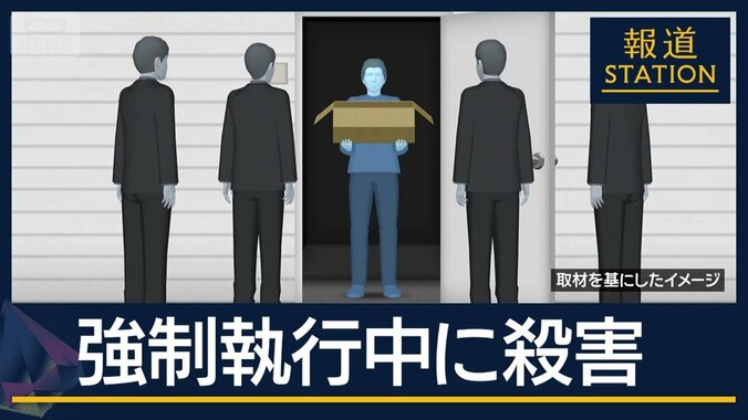 立ち退き期限…家賃滞納で強制執行中に殺傷　家賃の保証会社の社員が死亡 1枚目
