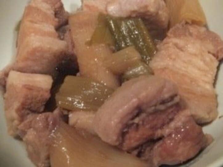 クリス松村、圧力鍋で作った豚の角煮「ダイエットで生活激変！(笑)」