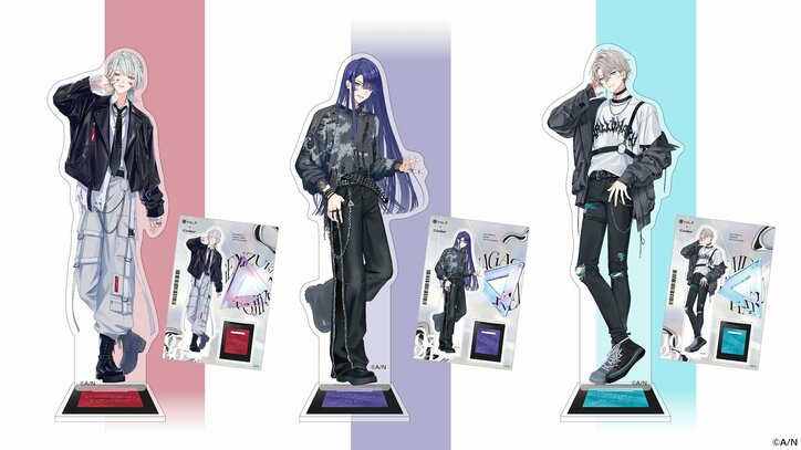 【写真・画像】売開始を記念した実物展示イベント開催！にじさんじ所属「VΔLZ」とのコラボコスメ9月12日より発売決定　4枚目