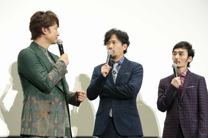稲垣・草なぎ・香取「新しい地図」第1弾映画の完成に太田光も本音「3人がのびのびと演技するだけでジーンときた」