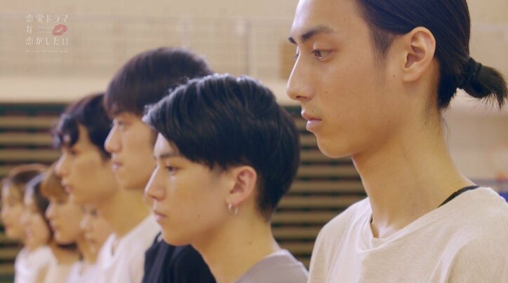 唇スレスレ！現役慶應生ハーフ美女のキスシーン稽古にMCもうっとり「お似合い、綺麗」『ドラ恋～Kissing the tears away～』act.2