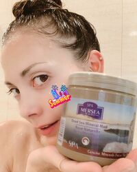 土屋アンナ『月に一回くらいでやる死海の泥パック‼️』