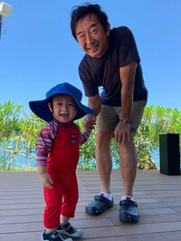 東尾理子『家族夏休み』