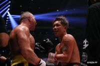 【画像】皇治、“前のめり”ダウンで劇的KO決着