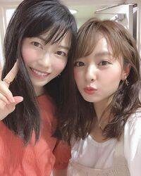 山田菜々「久しぶりに会えた」横山由依の出演舞台『美しく青く』を観劇し2ショット披露