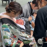 桃『前回の失敗を活かして…！じろのお宮参り。』