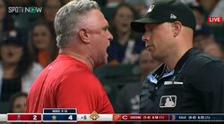 ネビン監督、大激怒＆即退場で顔真っ赤！大谷翔平の同僚選手、押し出し四球確信の“ボール球”がまさかのストライクで見逃し三振「ありえん」「ないわそれは」