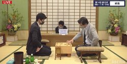 藤森哲也五段、富岡英作八段に勝利 二次予選進出に王手／将棋・朝日杯