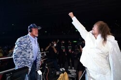 内藤哲也に続き、オカダ・カズチカもノアに乱入！ 2・21東京ドーム、武藤敬司の引退記念大会に向けて高まり続けるファンの熱量