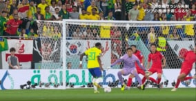 「画面止まった？」ゴール前で1人だけ時間の流れが違う22歳ビニシウス　冷静過ぎる“ベルベットシュート”に賞賛の嵐「次元が違う」