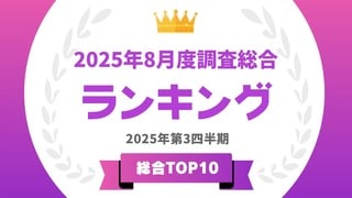 【タレントパワーランキング】2025年8月度調査（第3四半期）総合トップ10を発表…サンドウィッチマン、大谷翔平らランクイン