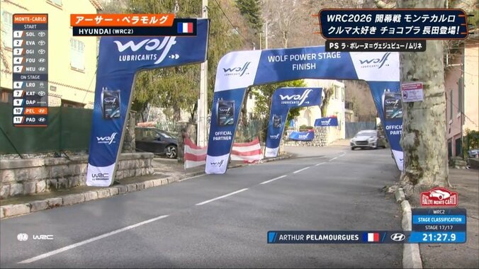 最終コーナーを立ち上がるペラモルグ